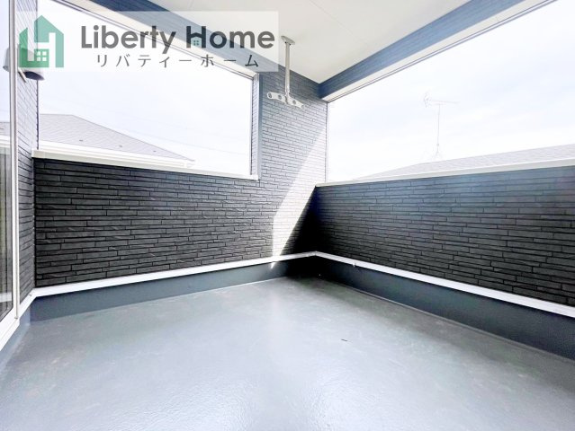結城市結城第46　新築戸建　2号棟のバルコニー