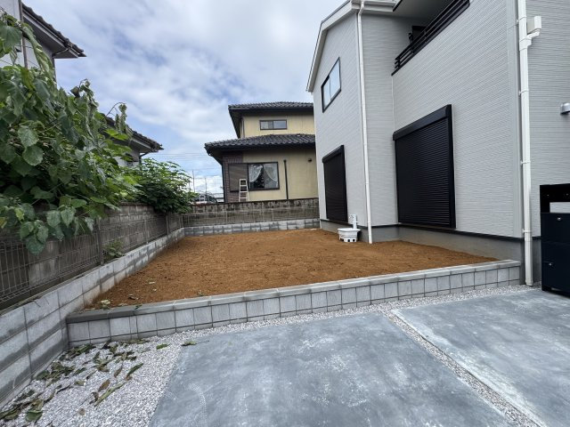 新築　児玉郡上里町七本木町第６　Livele Garden.S　5号棟の庭|現地写真　児玉郡上里町七本木町第６　Livele Garden.S