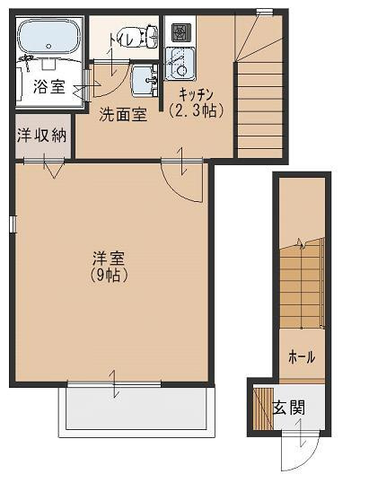 メゾンブリュージュの間取り