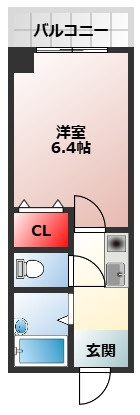 【間取り】 | グロース・エレガント岸和田弐番館