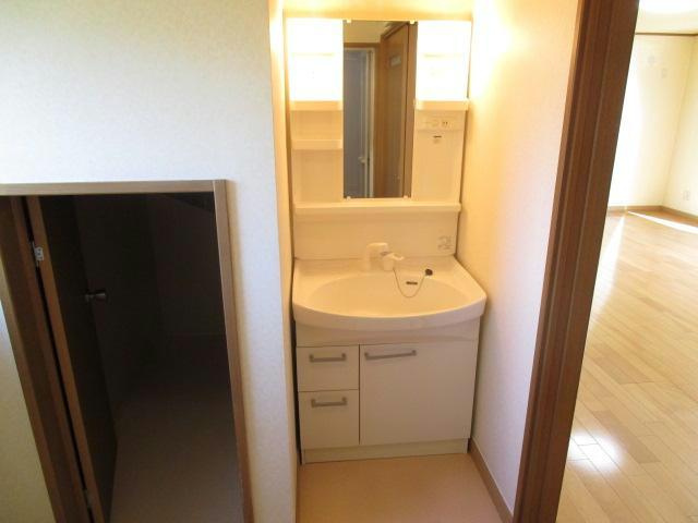 西16南5借家(エリア邸)の洗面所