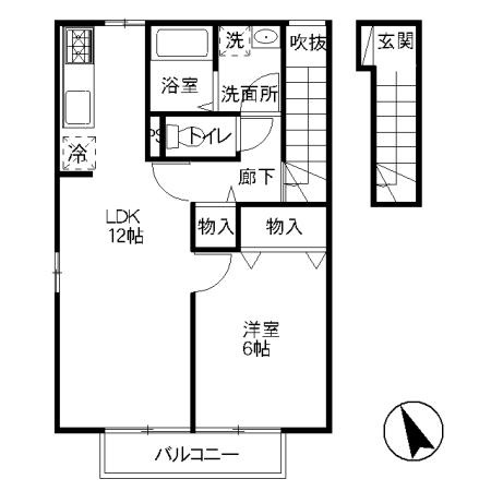 セジュールブランシェ　Ｃの間取り