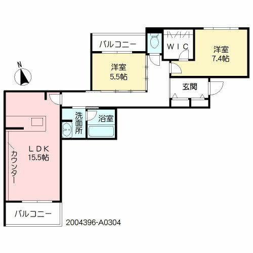 ＬＨ５１０１　ＫＵＨＯＮＪＩ　の間取り