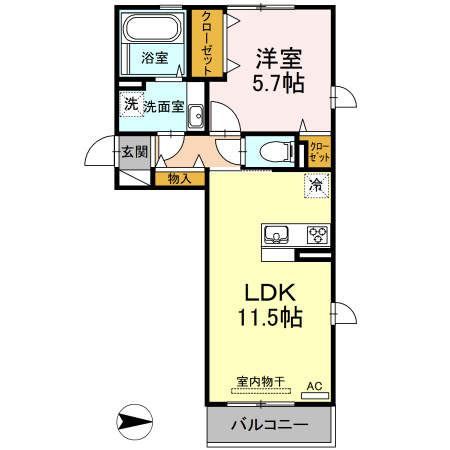 アルバ日吉の間取り
