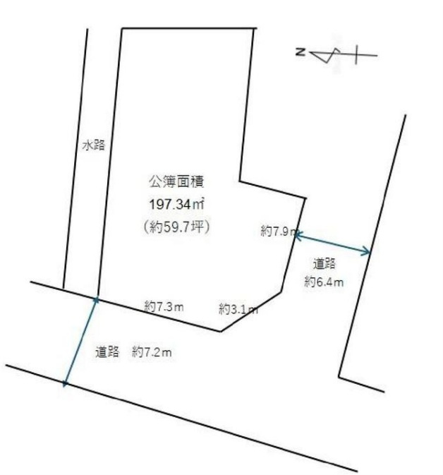 加古川市加古川町大野　　JR加古川線「日岡駅」徒歩10分の土地図