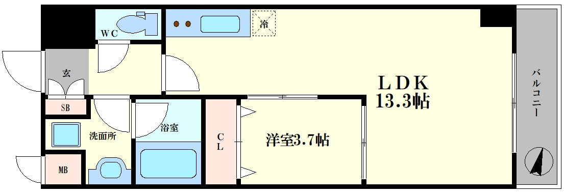 Sarnath海老江の間取り