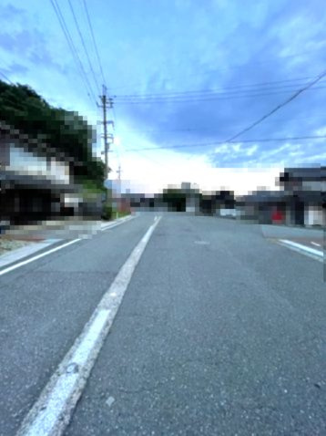 高島市マキノ町海津17坪売地の前面道路含む現地写真