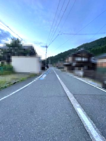 高島市マキノ町海津17坪売地の前面道路含む現地写真
