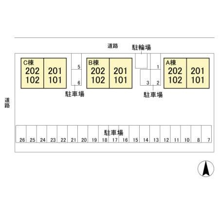 パストラル　Ａの区画図|他社様掲載物件もまとめてご紹介、ご案内可能です(^^)/