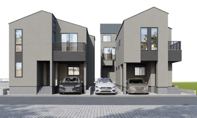 【外観パース】 | 練馬区高松６丁目　新築戸建　2号棟 6880万円