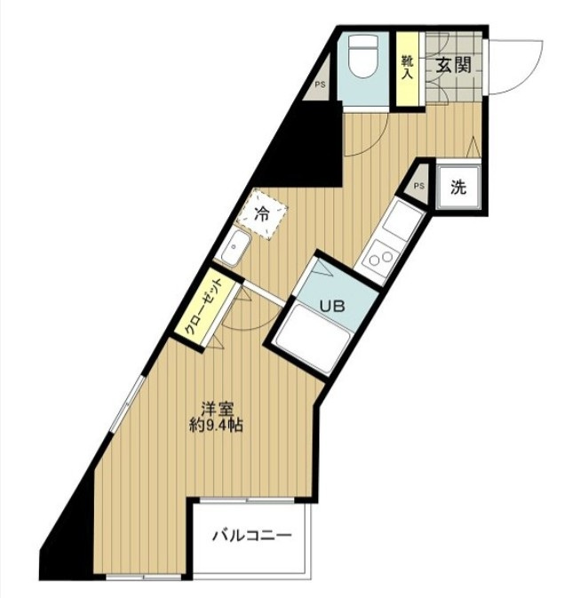 国分寺市南町３丁目の賃貸マンションの間取り