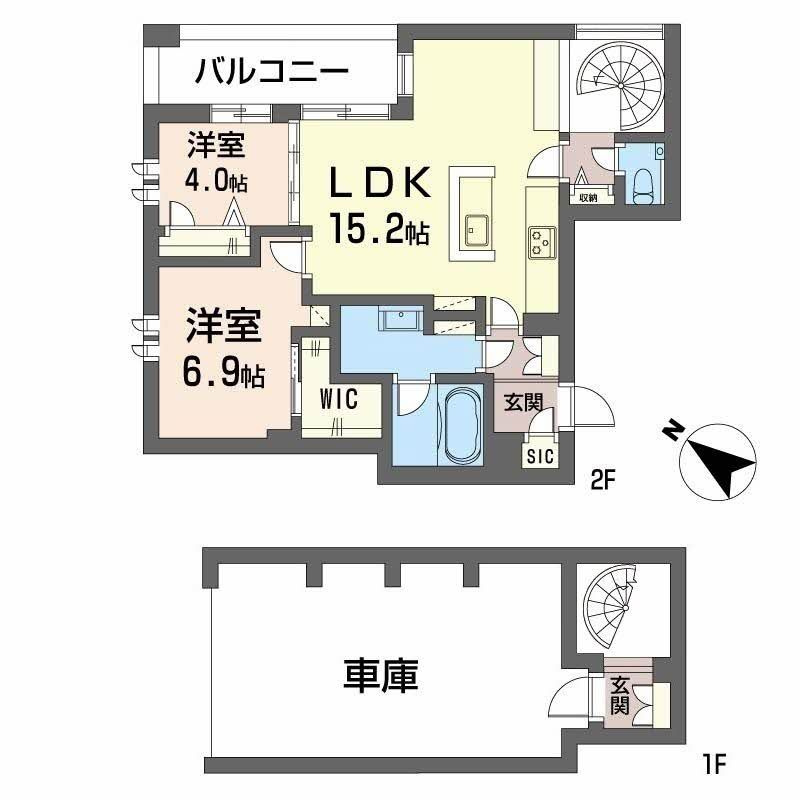 シャーメゾン新屋敷Ｐｒｅｍｉｕｍの間取り