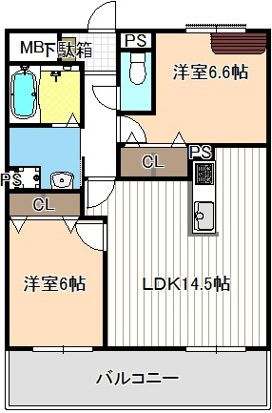 プレサージュの間取り