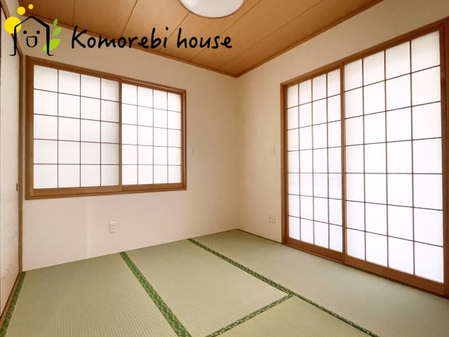鴻巣市小松　中古戸建の和室|畳の上でゆっくりとくつろげる和室です