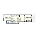 【間取り】 | アンジュー四天王寺　間取り