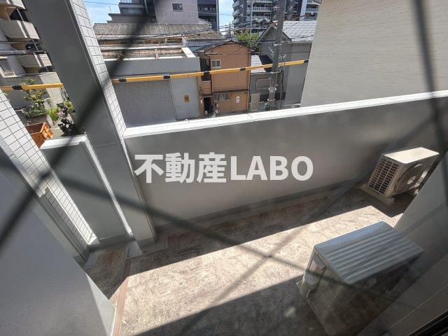 スプランディッド天王寺IIIのバルコニー