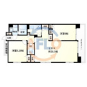 【間取り】 | レジネッタ江戸堀（西船場小学校区）間取り