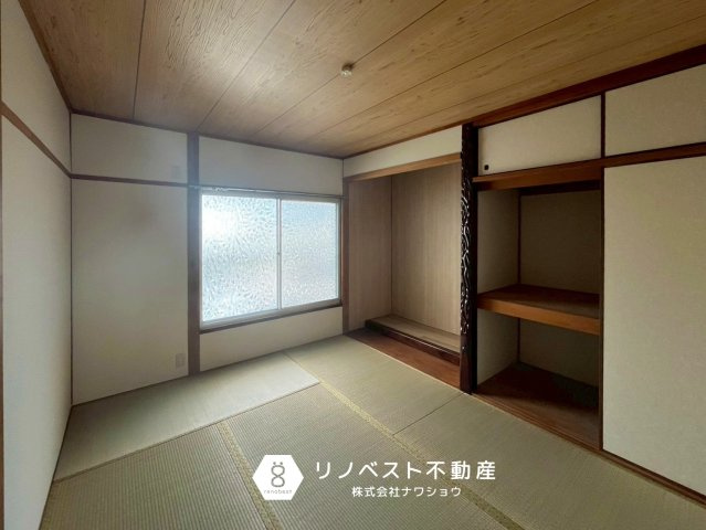 東大阪市中石切町5丁目の和室|大容量の押入れと天袋完備◎