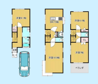 【間取り】 | 世田谷区南烏山3丁目