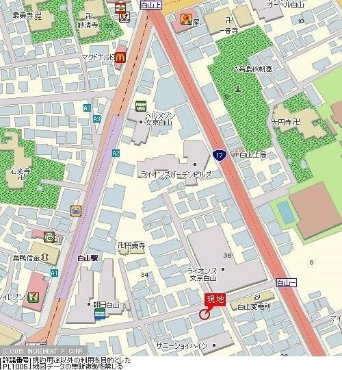 ペガサスマンション浄心寺坂の地図