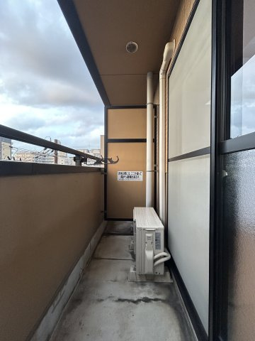 ドミール桜川のバルコニー