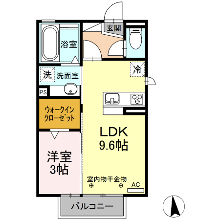 コーポN　Cの間取り