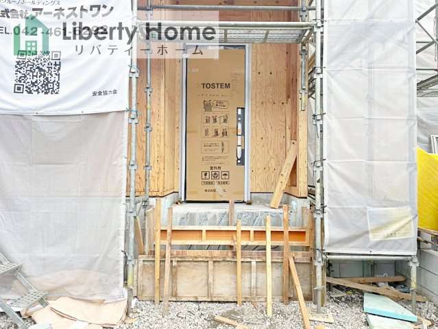 つくば市谷田部第24　3号棟　新築戸建のエントランス