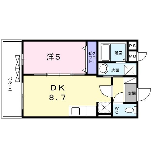 クレインズコートの間取り