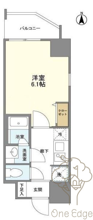 オルフェア北梅田の間取り