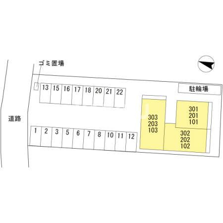リアン・セジュールの区画図
