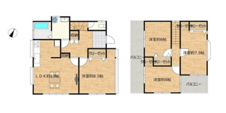 【間取り】 | 丹波篠山市住吉台戸建　2
