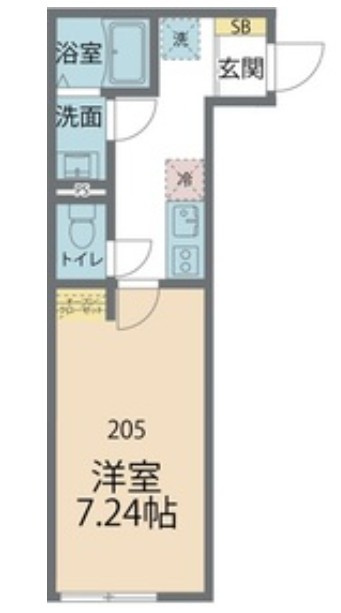 カインドネスみずほ台Southの間取り