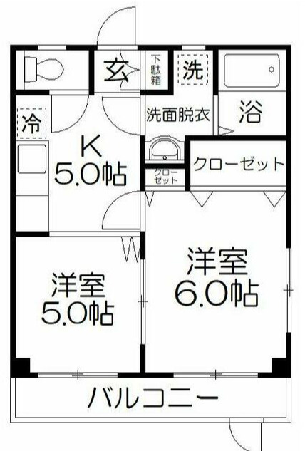 ビレッジ北栄の間取り
