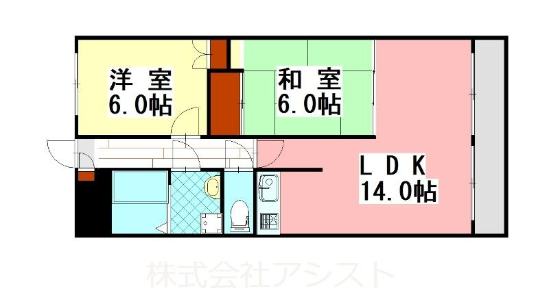 サンヒルズベンの間取り