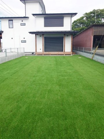 長生郡一宮町一宮　中古戸建の庭|令和7年5月築 未入居 3階バルコニーから花火大会で花火鑑賞できます。リビング約21帖 駐車3台可