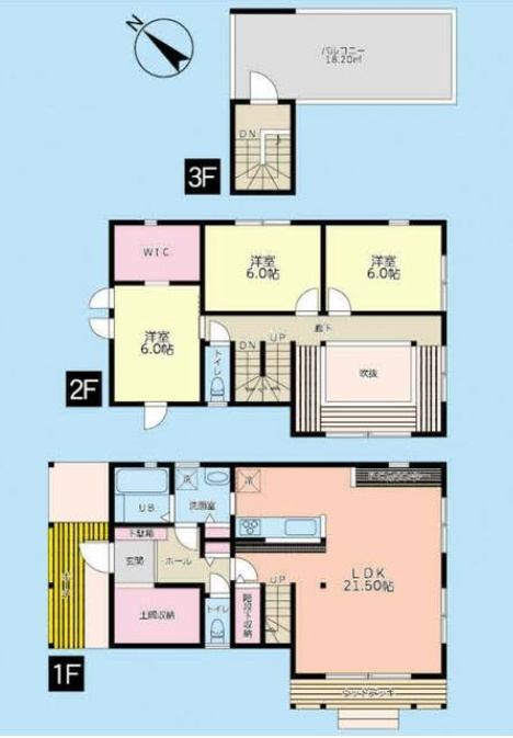 長生郡一宮町一宮　中古戸建の間取り|図面と現況に相違がある場合、現況を優先致します。