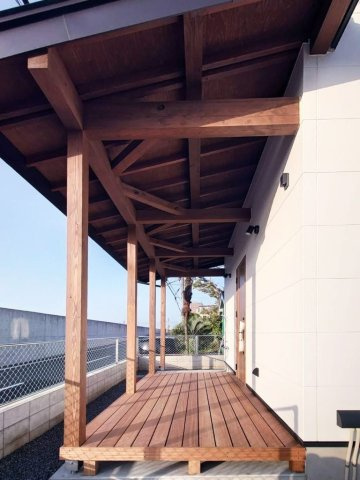 長生郡一宮町一宮　中古戸建のその他|令和7年5月築 未入居 3階バルコニーから花火大会で花火鑑賞できます。リビング約21帖 駐車3台可