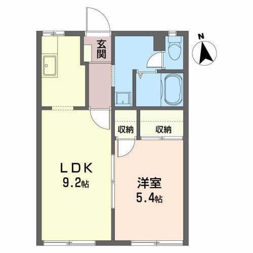 エスポワール Ｂの間取り