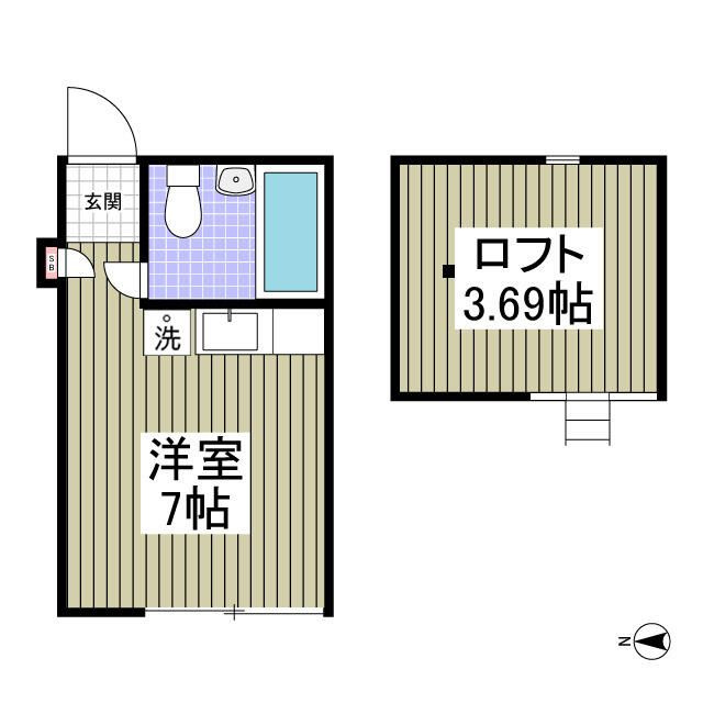 横浜市神奈川区三ツ沢南町のアパート