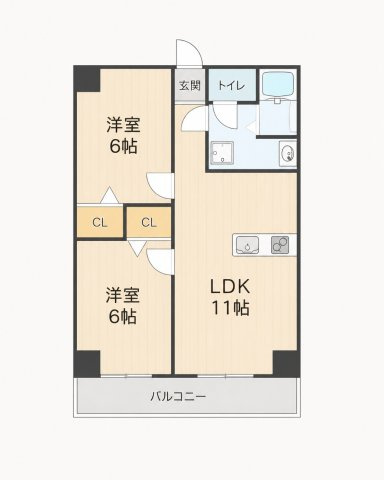 アルカディアインの間取り