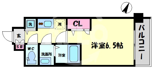 スワンズシティ大阪城北詰の間取り|スワンズシティ大阪城北詰　間取り
