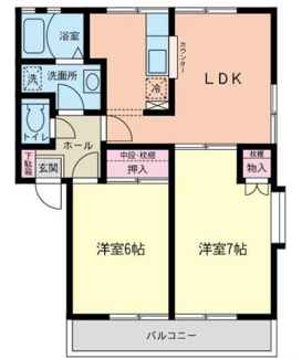 【間取り】 | サン・ドミール | 間取りです。
