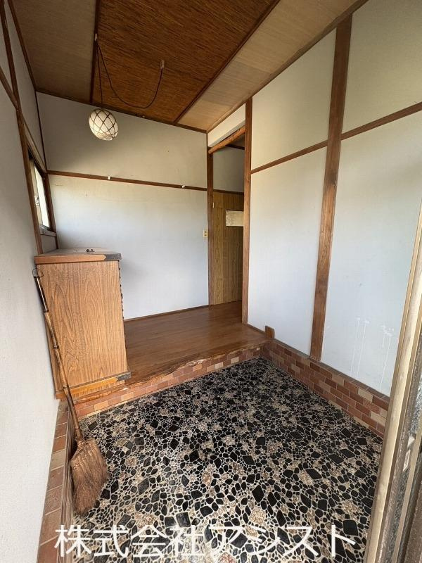 通谷貸家のバルコニー