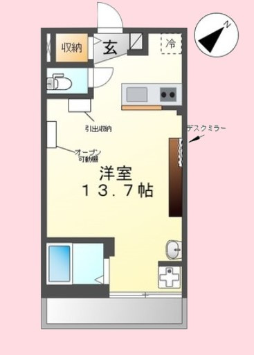 ジュネス粕壁東の間取り