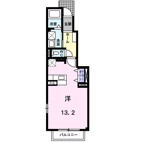 ヴィラ青蛾の間取り