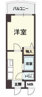 HOPE CITY天神橋の間取り