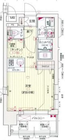 プレサンス久屋大通公園エアリーの間取り