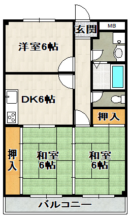 メゾンマリーゴールドの間取り