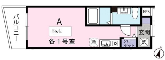 リタ十条の間取り