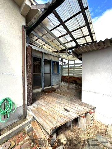 平井町の中古のおうち　松山市平井町中古戸建のバルコニー|陽当たり良好なバルコニーです